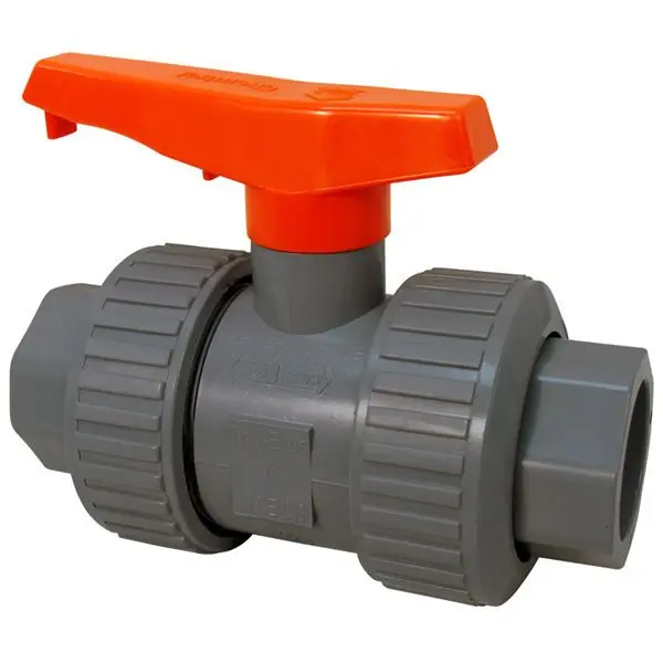 BALL VALVE PVC TU S/T 1/2