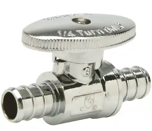 PEX STRAIGHT STOP 1/2 INSERT X 3/8 COMP