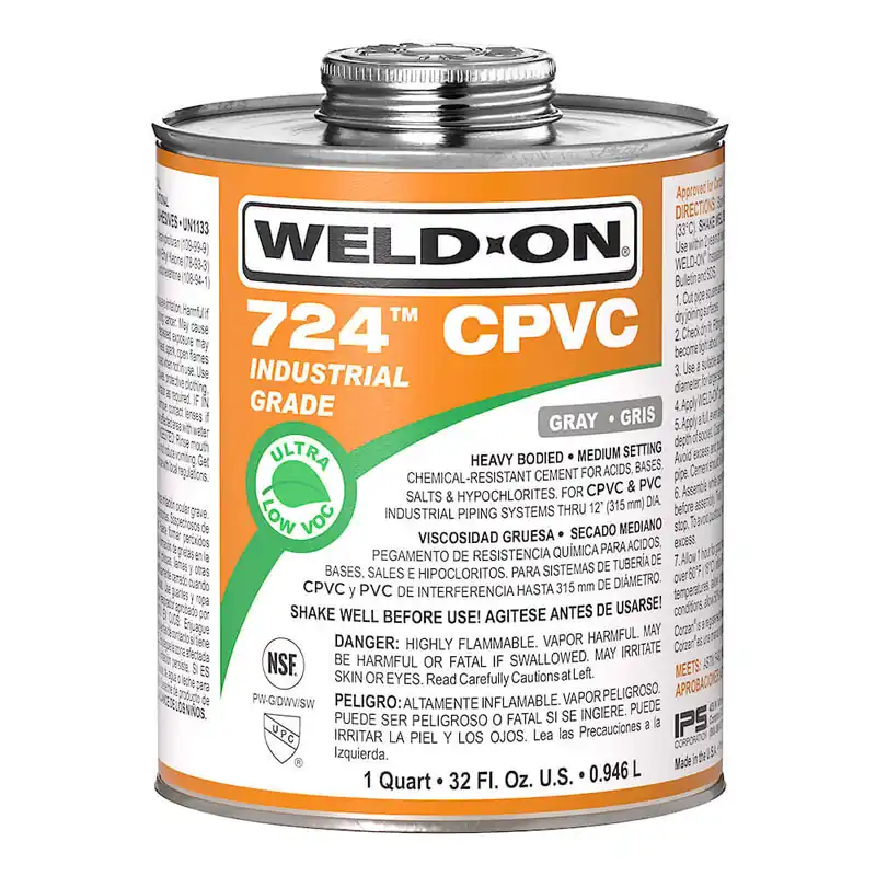 GLUE 724 GRAY 1QT (CPVC)