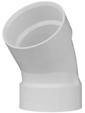 45 PVC DWV HxH 4