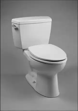 TOTO C744EF.10-01 WHITE ELONGATED 10 RI