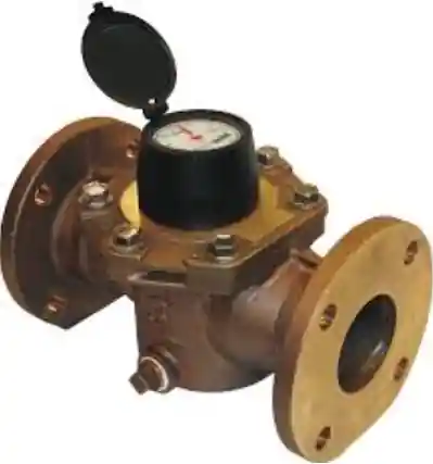 WATER METER 3 BRONZE TURBINE FLGD