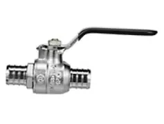 PEX BRASS INSERT BALL VALVE 3/4 LF