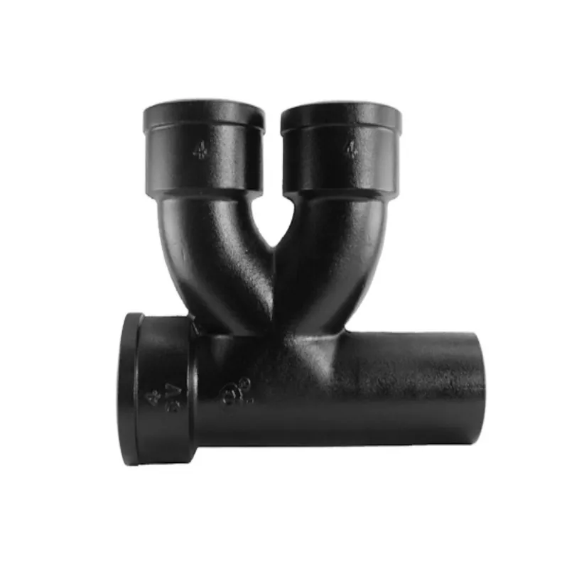 DBL 2WAY CLEANOUT CI SV 6X4X4