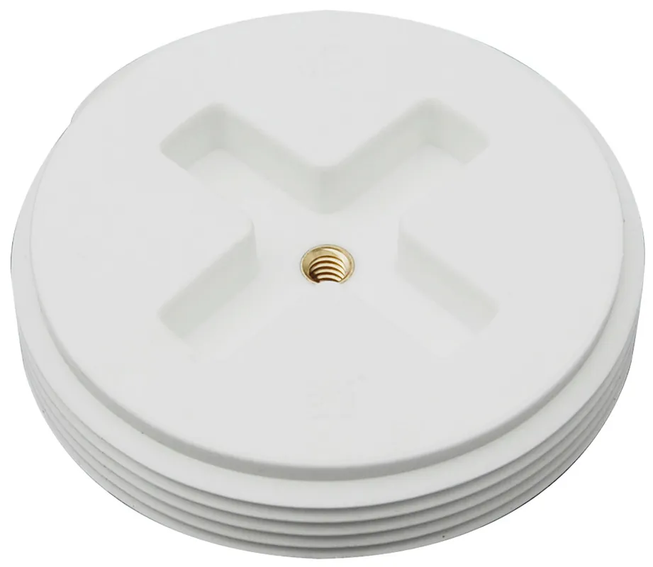 PIPE PLUG PVC W/SLOT 4 878-40