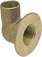 FLANGED SINK 90 COPPER SXT 1/2