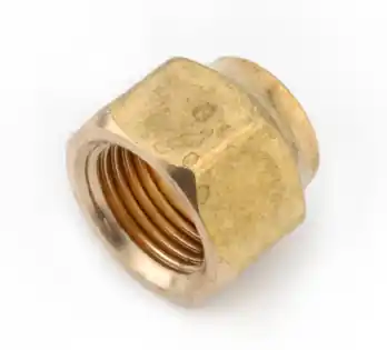 FLARE NUT HEAVY BRASS 5/8