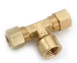 COMP TEE FPT BRANCH BRASS 3/8X1/4