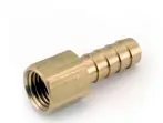 HOSE BARB BRASS 29F 1/4X1/4