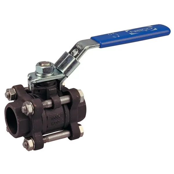 T595-CS-R-66-LL 3 PC CS BALL VALVE 1 1/2