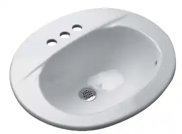 SELF-RIM OVAL 4OC LAVATORY