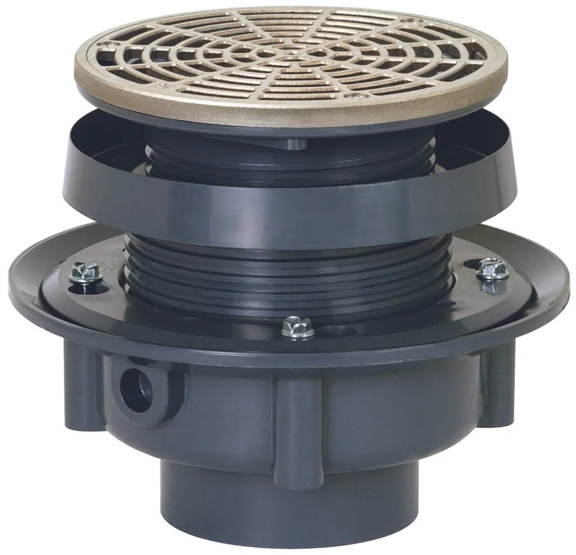 FLOOR DRAIN PVC 4 833-4PNR