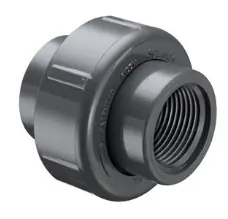 UNION PVC 80 THD 1/4