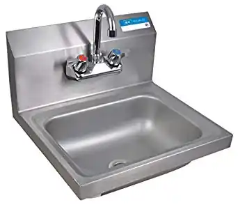 HAND SINK SS WITH FAUCET BKHS-W-1410-P-G