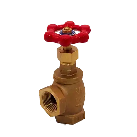 ANGLE VALVE THD BRASS 2