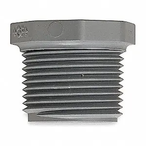 PLUG CPVC 80 THD 1/4