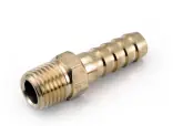HOSE BARB BRASS 1/4X1/4