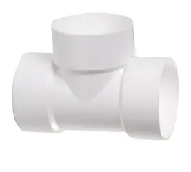 VENT TEE PVC DWV HxHxH 2