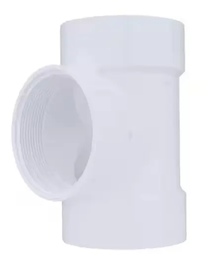 CO TEE PVC DWV HxHxFPT 10X6