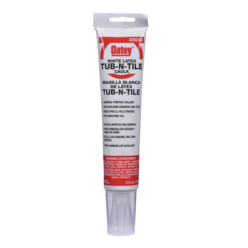 TUB & TILE CAULK 6 OZ WHITE