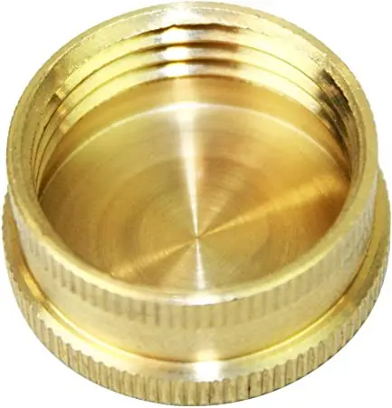 HOSE CAP BRASS SWIVEL 3/4