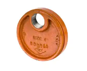 FIRE DRAIN CAP PNTD GROOVED 6