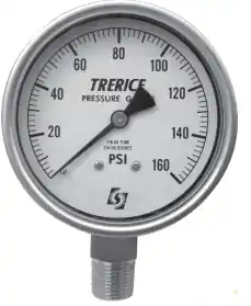 AMMONIA GAUGE 700SS 2 1/2 30X300 1/4 LOW