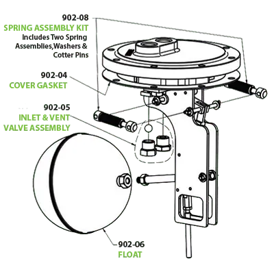 MECHANISM ASSEMBLY PMPT PUMP-TRAP COMBO