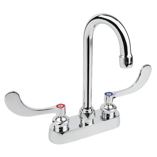 LAV FAUCET 4" CTR WB HANDLE GN SPOUT