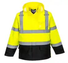 JACKET RAIN HV-Y CLS3 LRG