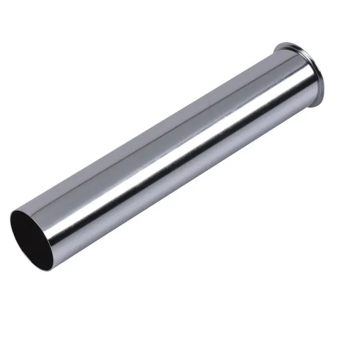 TAILPIECE FLGD SATIN 1 1/2X8