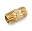 HEX NIPPLE BRASS 3/4X1/2