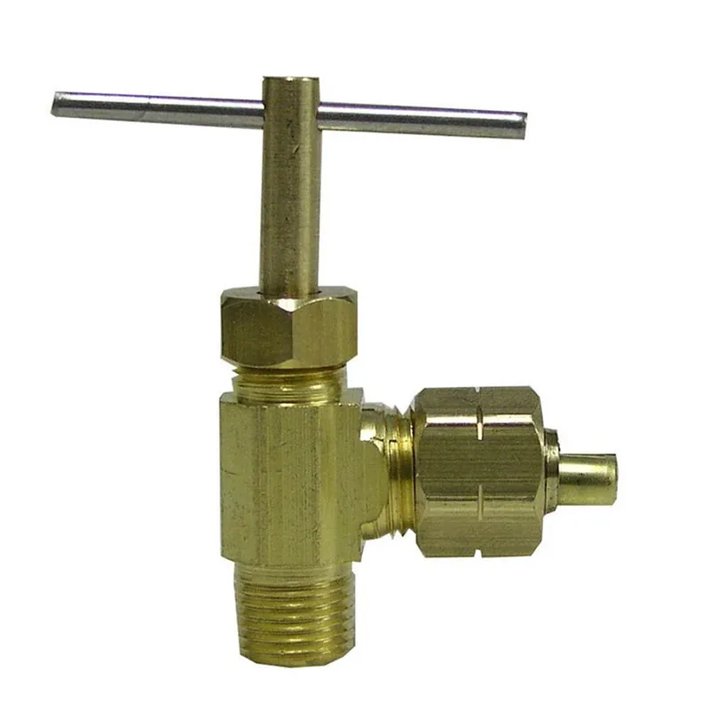 NEEDLE VALVE ANGLE CxMPT 1/4X1/8