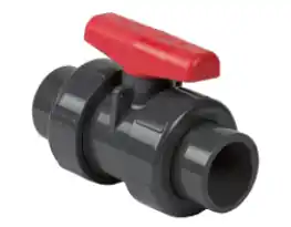 BALL VALVE PVC TU S/T 1 1/4