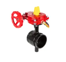 FIRE BUTTERFLY VALVE GROOVED 6