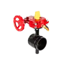 FIRE BUTTERFLY VALVE GROOVED 4