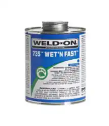 GLUE 735 AQUA BLUE 1/4PT