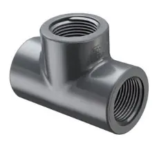 TEE PVC 80 THD 2 1/2