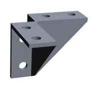 UNISTRUT 8-HOLE DBL GUSSET CONNECTOR