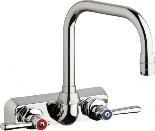 FAUCET WALL MNT 4" CENTER W/ 6 1/4 SPOUT