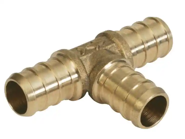 PEX BRASS INSERT TEE 1 1/2X1/2