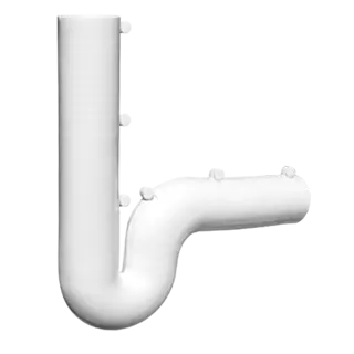 PLUMBEREX X4111 P-TRAP COVER ONLY WHITE