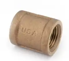 COUPLING XH BRASS 1/4