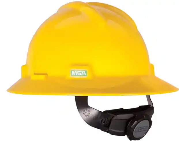 HARD HAT YELLOW W/FAS-TRAC SUSPENSION
