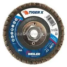 TIGER DISC 4-1/2 " DIA 7/8" ARBOR 60 GRI