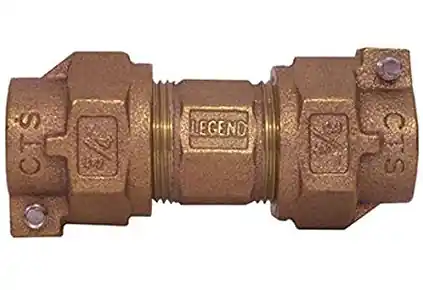 WATER SERVICE UNION CTS X CTS 1X3/4