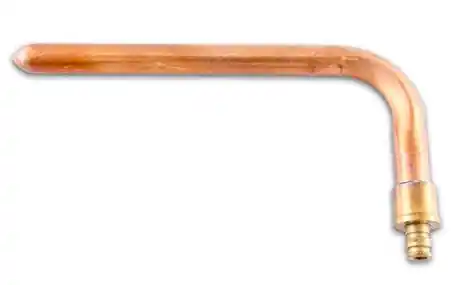 UPONOR PEX COPPER STUB OUT 90 3/4