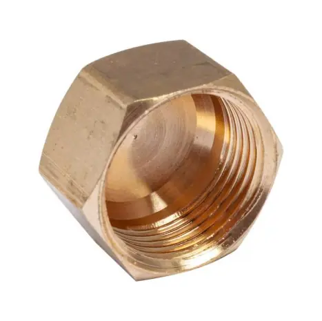 COMP CAP BRASS 1/2