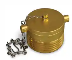 PLUG & CHAIN ALUMINUM 2 1/2 NST
