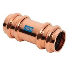 REFRIGERATION COPPER PRESS COUPLING 3/4